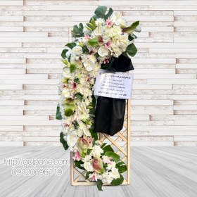 تصویر تاج گل ترحیم ابشاری 