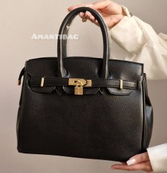 تصویر کیف دستی زنانه هرمس مدل ۲۲۵ با جنس ورنی 