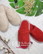 تصویر دمپایی حوله ای تک سایز 