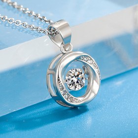 تصویر گردنبند نقره ظريف 