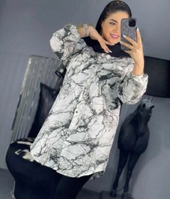 تصویر شومیز مجلسی زنانه دخترانه طرح سنگ مرمر Women's coat