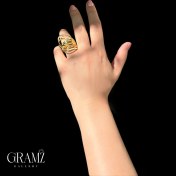 تصویر انگشتر مدل آتریسا 