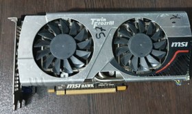 تصویر گرافیک MSI 560TI 1GB DDR5 256BIT 