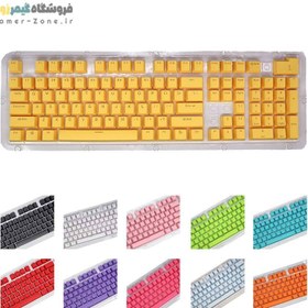 تصویر مجموعه کلید کیبورد مکانیکال (کیکپ) Mechanical Keyboard Keycaps در رنگ بندی های مختلف 