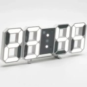 تصویر ساعت دیجیتال رومیزی GH8018 سفید 