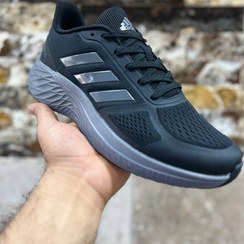 تصویر کفش مردانه ادیداس درامو اس ال مشکی طوسی adidas Duramo sl 