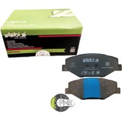 تصویر لنت ترمز جلو دنا پلاس دنده ای توربو سال ۱۳۹۶ تا ۱۳۹۹ الیجیبل کربن سرامیک کد ZB30CC 