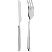 تصویر کارد و چنگال یونیک تمام استیل یونیک مدل UN-5730 unique all steel cutlery, model UN-5730