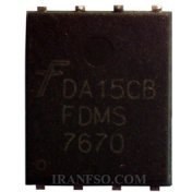 تصویر آی سی لپ تاپ Mosfet FDMS7670-N30V21A DFN5x6 