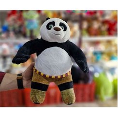 تصویر عروسک شخصیت پاندای کونگ فو کار ارتفاع 42 سانتی متر عروسک پاندا کونکفوکار