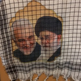 تصویر چفیه طرح رهبر و سردار 