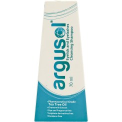 تصویر شامپو پلک و مژه آرگوسول 70 میل Argusol eyelid and eyelash shampoo 70ml