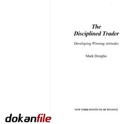 تصویر کتاب معامله گر منظم اثر مارک داگلاس The Disciplined Trader (زبان اصلی) رایگان PDF 