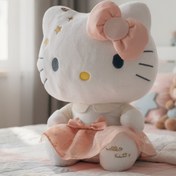 تصویر عروسک کیتی جنس نانو ۶۵ سانتی متر 