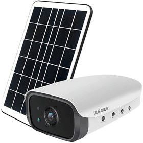 تصویر دوربین هوشمند خورشیدی mycam SOLAR SECURITY CAMERA WI-FI MICROWAVE RADAR HK-C5-WF