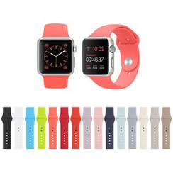 تصویر بند اپل واچ سیلیکونی سایز ۳۸-۴۰ Silicone strap for Apple Watch 38/40