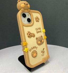 تصویر قاب یا کاور طرح CUTE BEAR خرس بیسکویتی مناسب برای گوشی موبایل اپل IPHONE - iphone 11 promax mobile cover CUTE BEAR for iphone