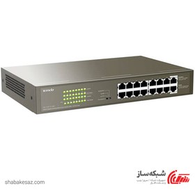 تصویر سوئیچ 16 پورت تندا مدل TEG1116P-16-150W Tenda TEG1116P-16-150W 16 Port Gigabit Desktop/Rackmount Switch