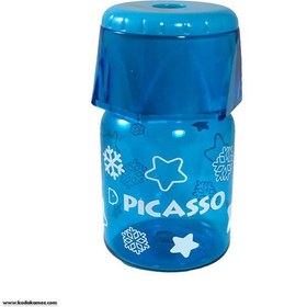 تصویر تراش پلاستیکی مخزن دار Picasso Picasso Plastic Sharpener