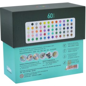 تصویر ماژیک اکریلیک 60 رنگ 1002 ULEBBE 