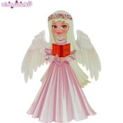 تصویر استند چوبی 60 سانتی جشن و تولد طرح فرشته صورتی مدل جشن تکلیف عبادت 