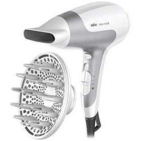 تصویر سشوار براون مدل 585 hd اورجینال Brown hair dryer model 585 hd original