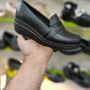 تصویر تخفیف هیجان انگیز کفش کالج لژدار زنانه4 رنگ مشکی زیره پیو و پاخور شیک کد 623 