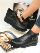 تصویر نیم بوت زنانه سوگو مدل ۶۲ زیپی رنگ عسلی 