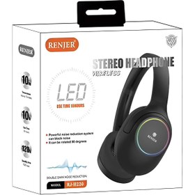 تصویر هدفون بلوتوث رنجر RENJER RJ-H220 RGB RENJER RJ-220 RGB Headphone Bluetooth