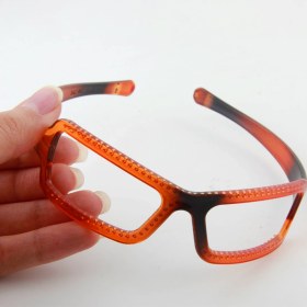 تصویر تل زنانه طرح عینک 