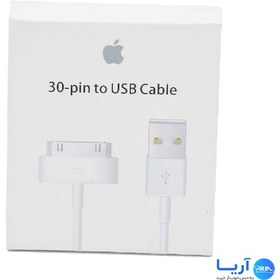 تصویر کابل شارژر اصلی آیفون Apple 30-pin to USB Cable Apple iphone 30 Pin to USB Cable