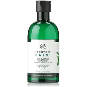 تصویر ژل شستشوی صورت بادی شاپ ضد جوش تی تری 60 میل The Body shop Tea Tree Skin Clearing 60 ml