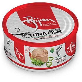 تصویر کنسرو تون ماهی در روغن گياهی 180 گرمی بیژن bijan180gr tuna fish