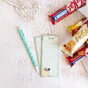 تصویر لیست خرید نوت پد لیست خرید