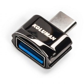 تصویر مبدل OTG تایپسی کلومن مدل KOLUMAN K-OT12 USB To Type-c 