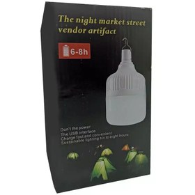 تصویر چراغ اضطراری مدل شارژی کد led-bulb-100W 