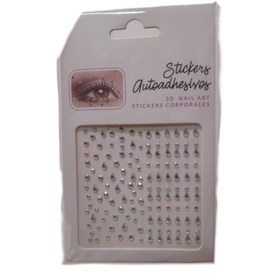 تصویر نگین آرایشی و نگین مو و صورت و بدن 