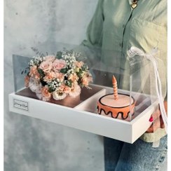 تصویر گل و کیک تولد پسر ۳۶۳۷ 