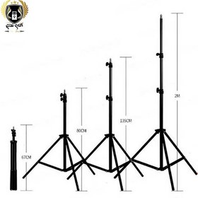 تصویر سه پایه 2 متری مخصوص موبایل با قابلیت تصویر برداری افقی و عمودی 