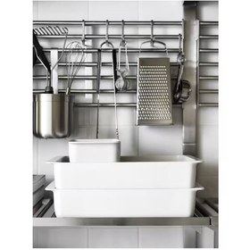 تصویر ظرف مستطیل فر آیکیا، مدل IKEA 365 + سفید/ 18×13 سانتی متر 