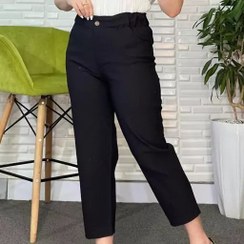 تصویر شلوار زنانه کتان مام استایل سایز ۳۶ الی ۴۸ قد ۹۰ 