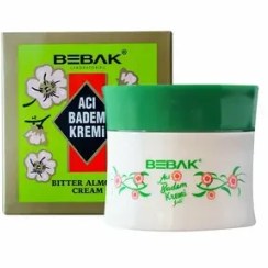 تصویر کرم مرطوب کننده ببک Bebak BITTER ALMOND CREAM حاوی عصاره بادام تلخ مناسب پوست های خشک 70 میل 