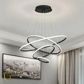 تصویر لوستر چهار حلقه 