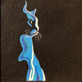 تصویر کیف گربه سیاه 