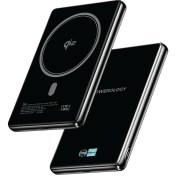 تصویر پاوربانک پاورولوژی مدل Skye ظرفیت ۱۰ هزار میلی‌آمپر ساعت مگ سیف 