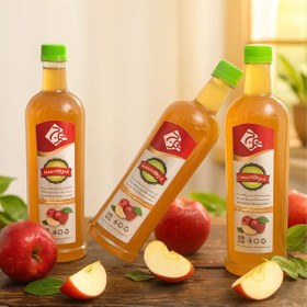 تصویر سرکه سیب طبیعی خمری 