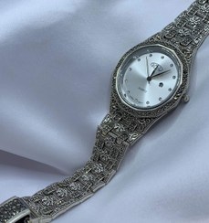 تصویر ساعت نقره مردانه مارکازیت سیاه قلم_ 1569 