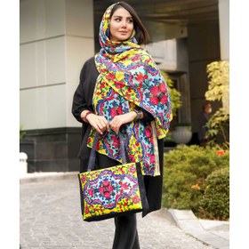 تصویر ست کیف و شال زنانه بهار کد 15 Bahar Women Bag and Shawl Set Code 15