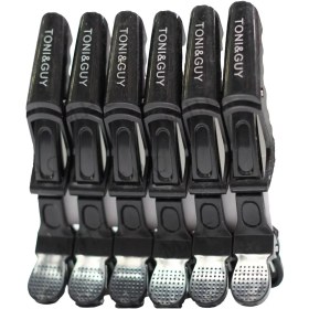 تصویر گیره تقسیم مو مشکی 