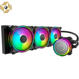 تصویر خنک کننده پردازنده کولر مستر مدل MASTERLIQUID ML360 ILLUSION Cooler Master MASTERLIQUID ML360 ILLUSION Liquid CPU Cooler